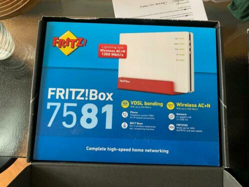 Nieuwe Fritzbox 7581 QR