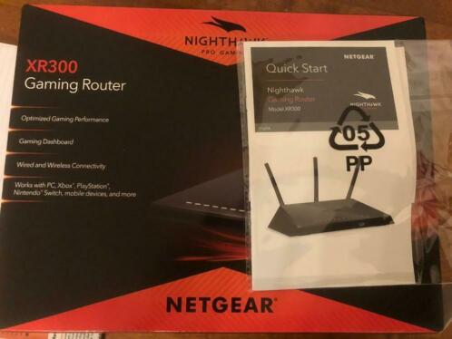 NIEUWE Gaming Router Nighthawk XR300 met AANKOOPBON GARANTIE