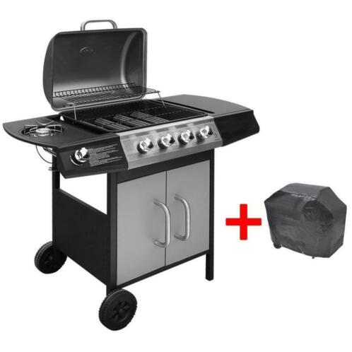 Nieuwe Gasbarbecue 41 kookzone zwart en zilver