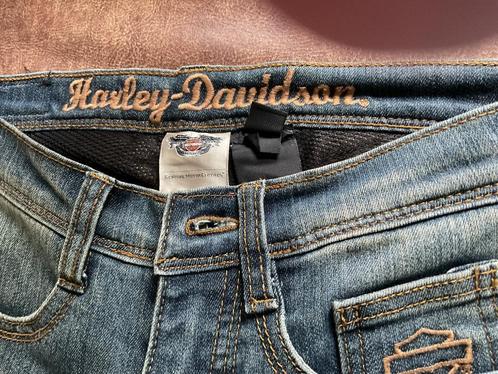 Nieuwe Harley Davidson Woman kevlar motorbroek, maat 38