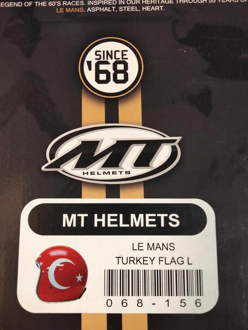 Nieuwe helm Turkse vlag M L en XL op voorraad