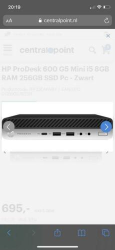 Nieuwe HP mini PC