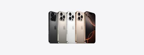 Nieuwe iPhone 16 Pro en Max alle kleuren en Gb varianten