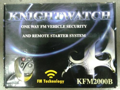 Nieuwe knightwatch 2000 autoalarm op afstand de auto starten