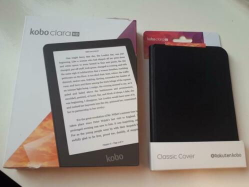 NIEUWE KOBO Clara HD e-reader met KOBO Classic Cover.
