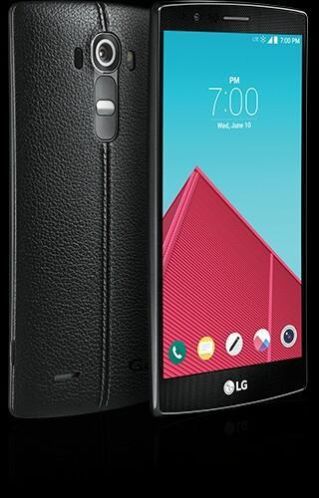 Nieuwe lg g4, black leather.