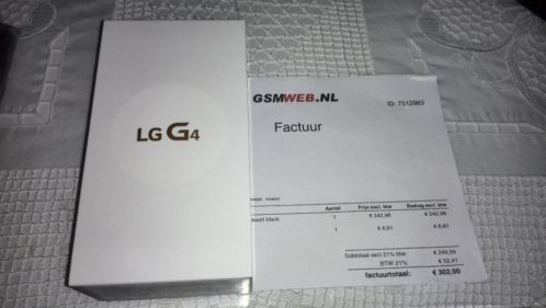 Nieuwe LG G4 Black Leather  extra039s Te koop Te ruil