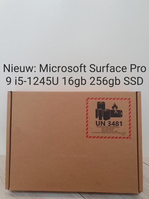 Nieuwe Microsoft Surface Pro 9 i5-1245U 16gb 256gb Grafiet