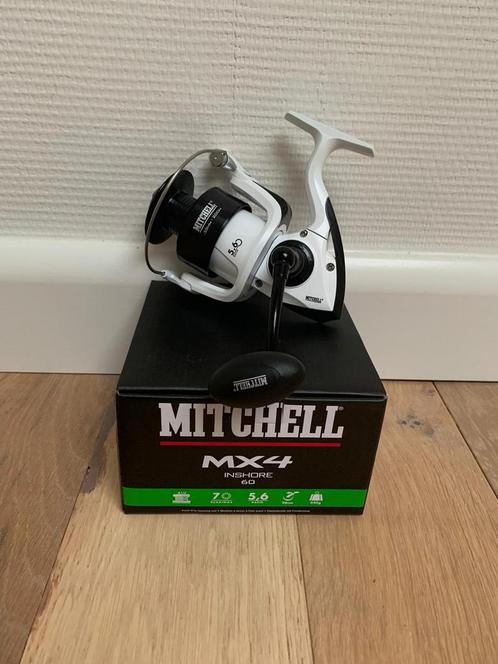 Nieuwe Mitchell MX4 Inshore 6000 molen, 7 lagers amp alu spoel