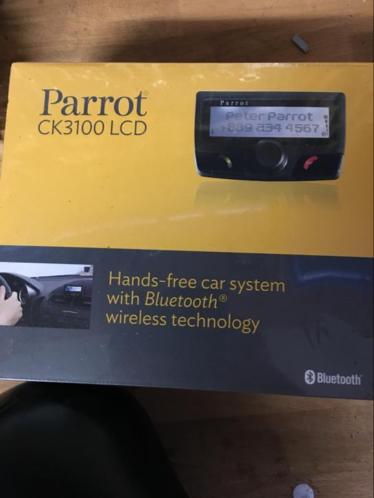 nieuwe parrot ck3100 lcd bluetooth carkit nieuw in de doos