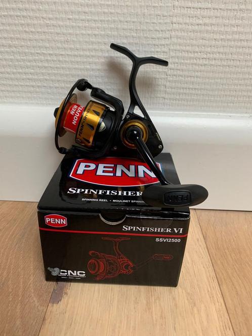 Nieuwe Penn Spinfisher VI 2500 molen, 6 lagers