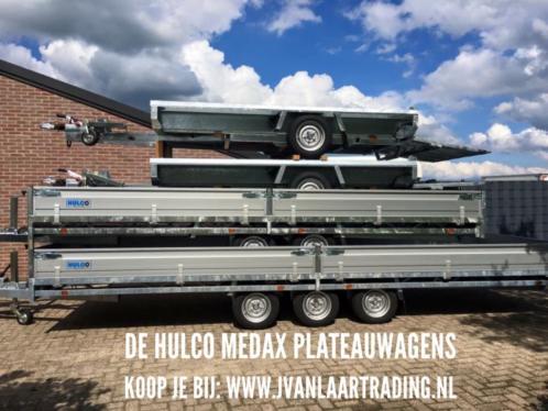 Nieuwe Plateauwagen ANSSEMS PSX Hulco MEDAX Multitransporter
