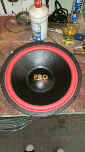 Nieuwe Pro plus PW127G 600wat 2 wegs subwoofer 