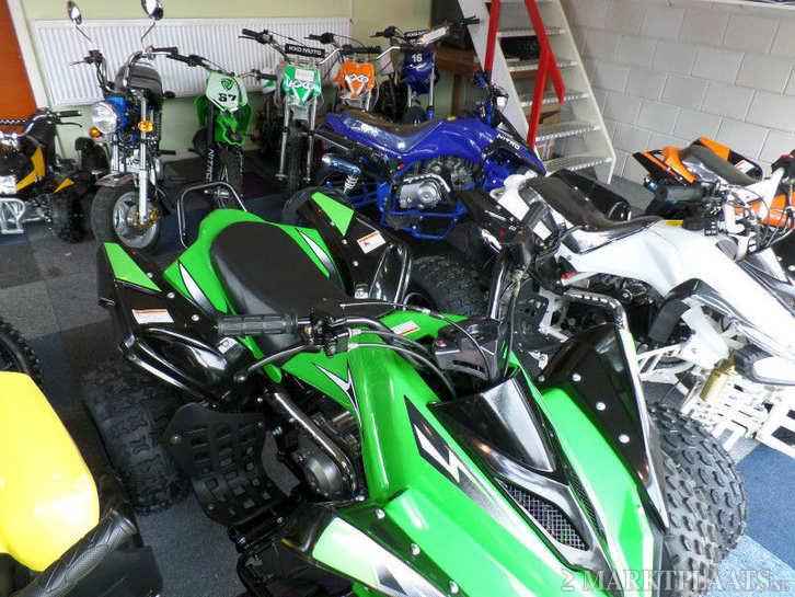 Nieuwe quads en dirtbikes 110 en 125cc