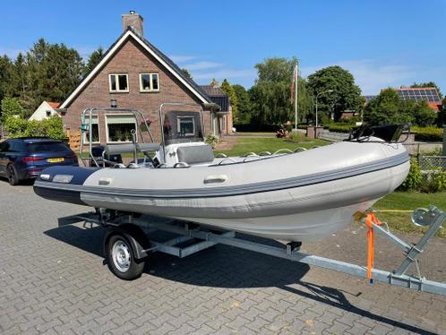 Nieuwe Rib boot 480 met 25 pk Mercury. Inclusief trailer