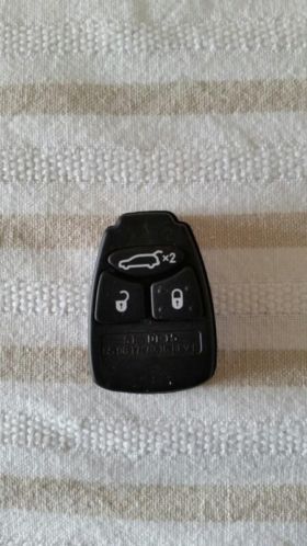 Nieuwe rubber inleg afstandbediening Jeep Cherokee 2003