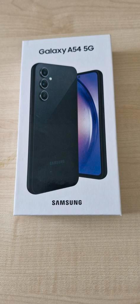 Nieuwe Samsung Galaxy A54 5G, zwart, 128 gb, met garantie.