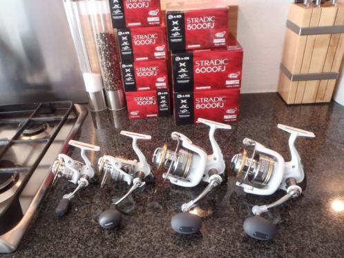 nieuwe shimano stradic 6000 en 8000 fj molens  laatste type