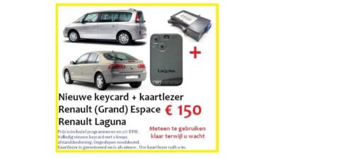 Nieuwe sleutel Renault Espace Laguna Megane Scenic goedkoop