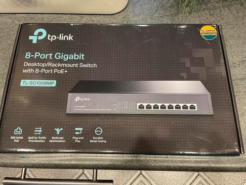Nieuwe TP-Link 8-poorts SG1008MP unmanaged PoE switch
