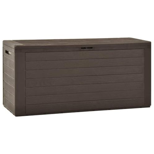 NIEUWE tuinkist 290 LITER 116 x 44 x 55 cm bruin GRATIS BEZ