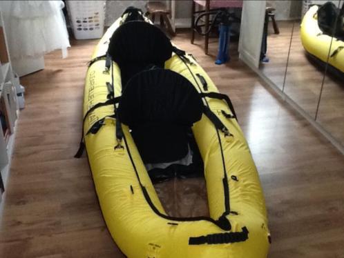 Nieuwe TWEE persoons kano Clear BLUE Hawa