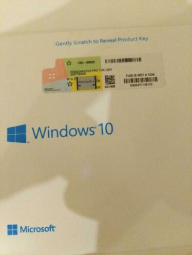 Nieuwe Windows 10 Pro Professional