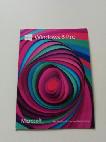 Nieuwe Windows 8 pro licentie