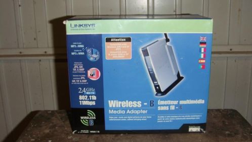 Nieuwe wireless B media adapter