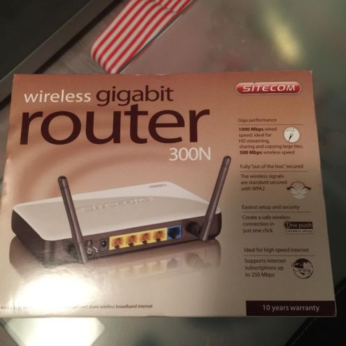 Nieuwe wireless router sitecom n 300 te koop