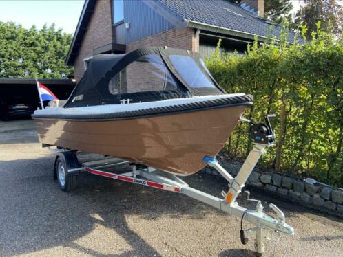 Nieuwstaat admiral 470  suzuki 8pk 4 takt amp nieuwe damco