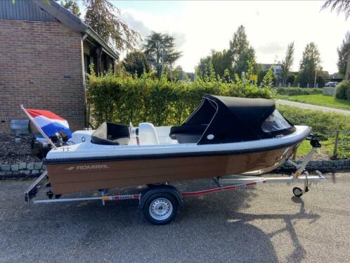 Nieuwstaat admiral 470  suzuki 8pk 4 takt amp nieuwe damco