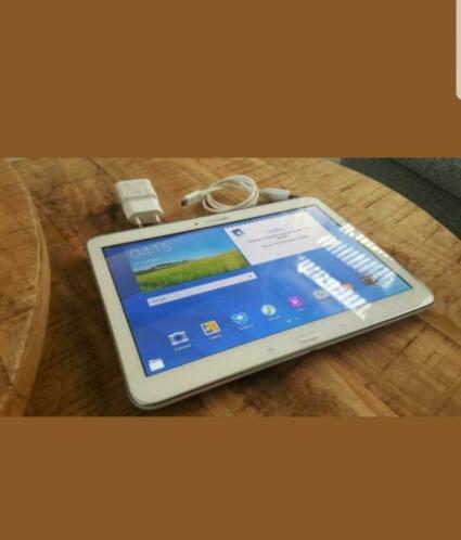Nieuwstaat Samsung Galaxy Tab 4 met 16GB White 10.1inch Wifi