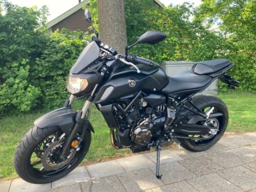 Nieuwstaat Yamaha MT07 ABS Black ABS MT 07 5372km 2018 NL