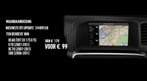 Nieuwste originele Volvo navigatie update XC60 V70 XC70 S80