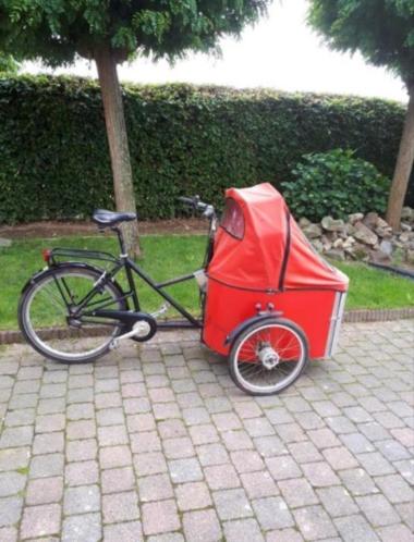 Nihola bakfiets (fietst erg licht)