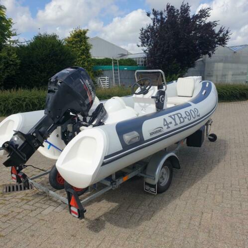 Nimarine 410 Rib console rubberboot met 30pk Suzuki