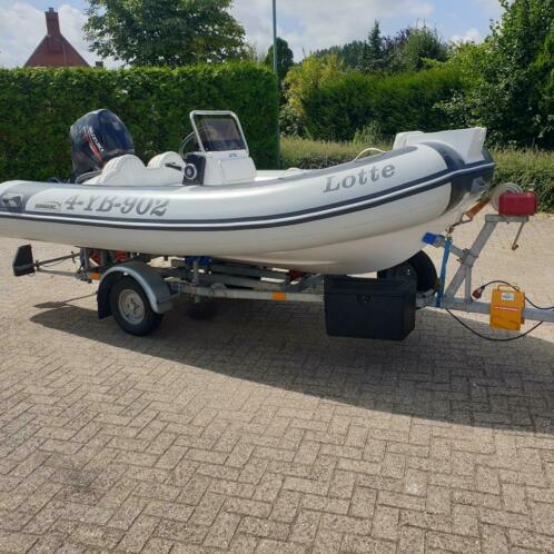 Nimarine 410 Rib console rubberboot met 30pk Suzuki