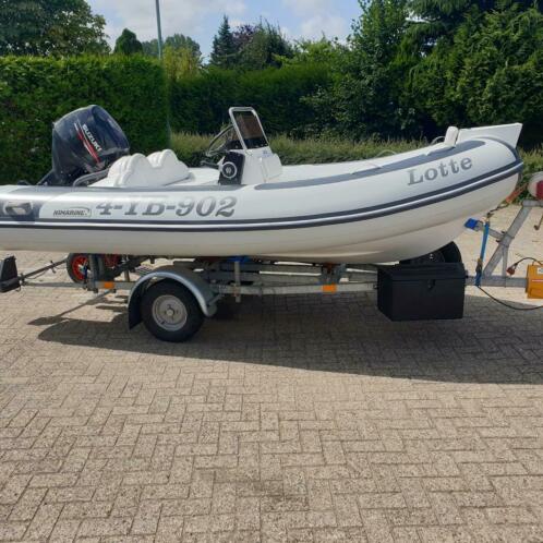 Nimarine 410 Rib console rubberboot met 30pk Suzuki