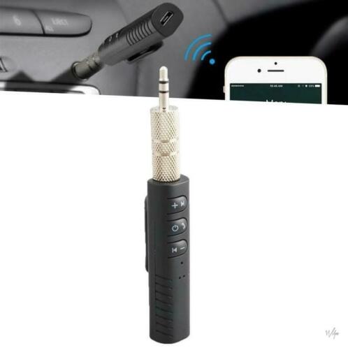 Ninyas Bluetooth Carkit en Audio-ontvanger 3.5mm Draadloos