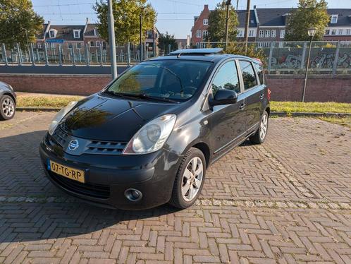 Nissan first Note 1.4 16V 2006 Zwart open dak, cruise, airco