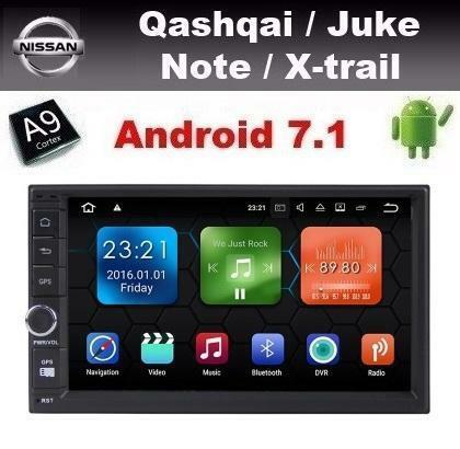 Nissan Juke Qashqai Note X-trail Pixo radio navigatie dab