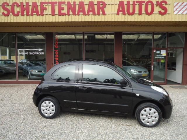 Nissan Micra 1.2 48KW 3DR 2005 Zwart airco