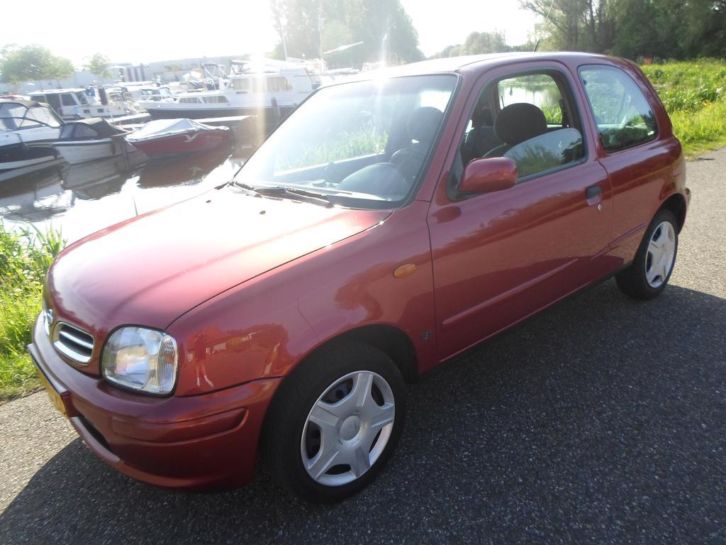 Nissan Micra 1.3 3D BJ1999 Rood Rijdt Prima Apk tot 05-2016