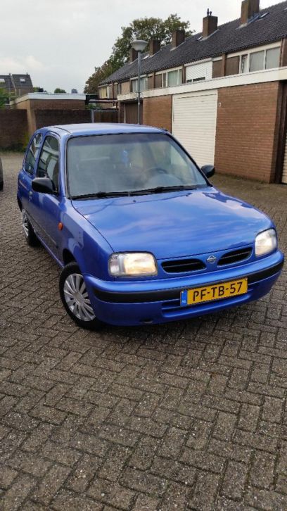 Nissan Micra 1.3 E 16V E2 1996 Blauw Stuurbekrachtiging,
