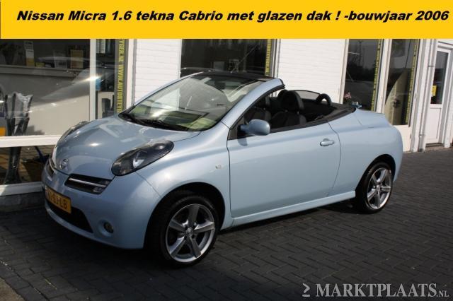 Nissan Micra CC 1.6 Plus Cabrio hardtop 