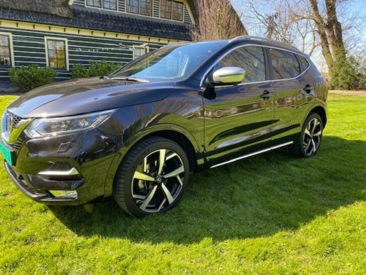 Nissan Qashqai 1.3 Dig-t 160pk Tekna 2019 Zwart