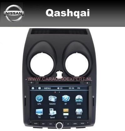 Nissan Qashqai 8 inch radio navigatie DVD USB iPod Bluetooth