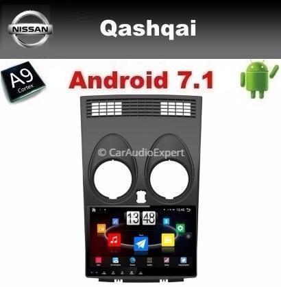 Nissan Qashqai 9 inch radio navigatie android 7.1 wifi dab
