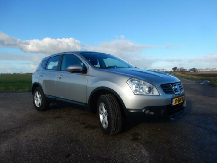 Nissan Qashqai MPV, zilvergrijs 5 deurs, automaat uit 2008